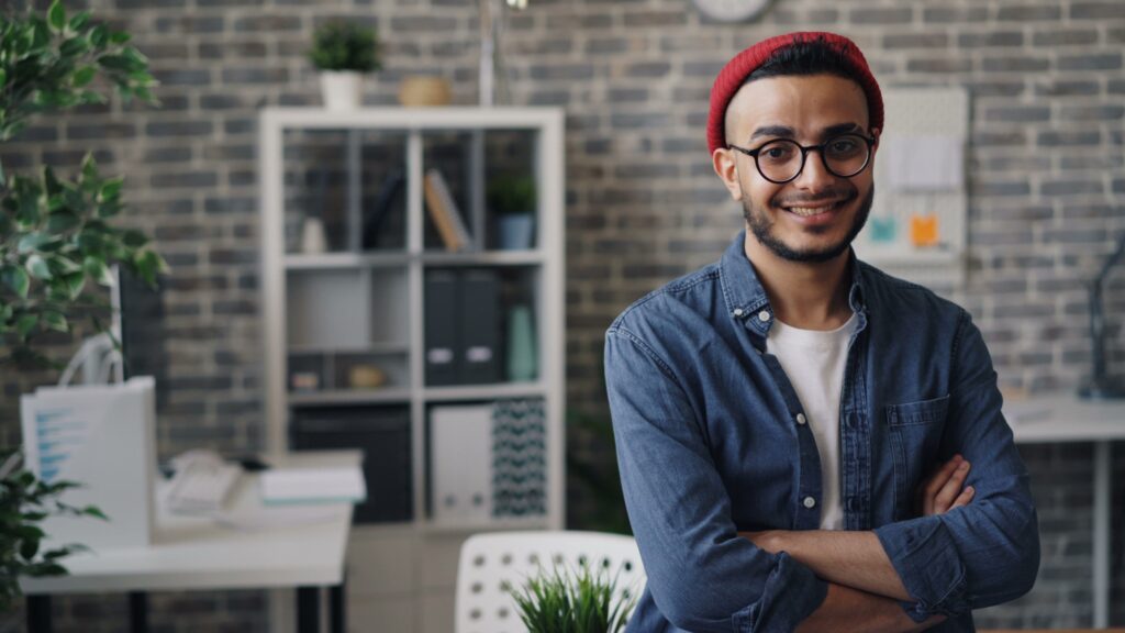 A man starting a new business in Australia