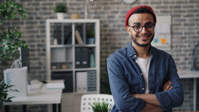 A man starting a new business in Australia
